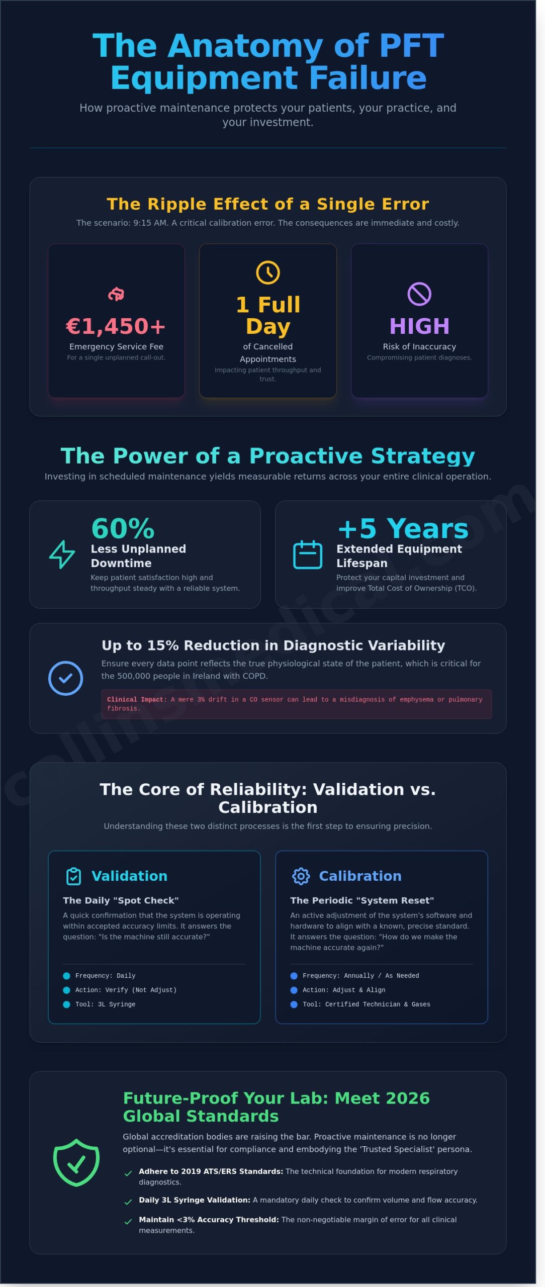 Pulmonary Function Testing (PFT) Equipment Maintenance: The Complete Clinical Guide